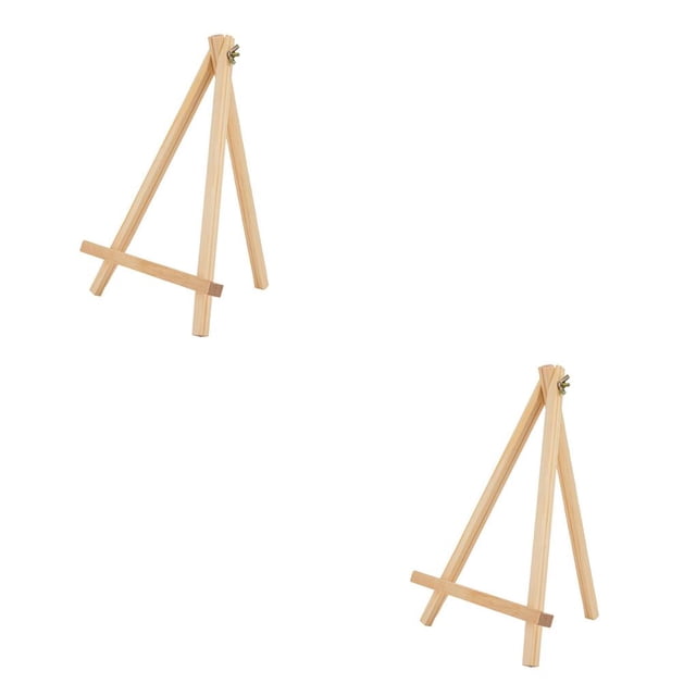 kurtrusly Tripod Wooden Easel Woof For Stable And Durable Support Tripod Support Easel Stands Multiple Size 26x48cm 2Set