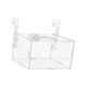 thumbnail image 2 of Caja de aislamiento de acrílico para pecera, accesorio de acuario para cría de alevines de acrílico transparente 15x10x10cm y gancho, 2 of 9