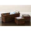 Canopy Handwoven Willow Storage Baskets, Set of 3