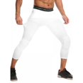 thumbnail image 4 of Final Clear Out! Men Fitness Anti-Collision Pants Skin-friendly Basketball Knee Protective Cropped Sports Pants, 4 of 6