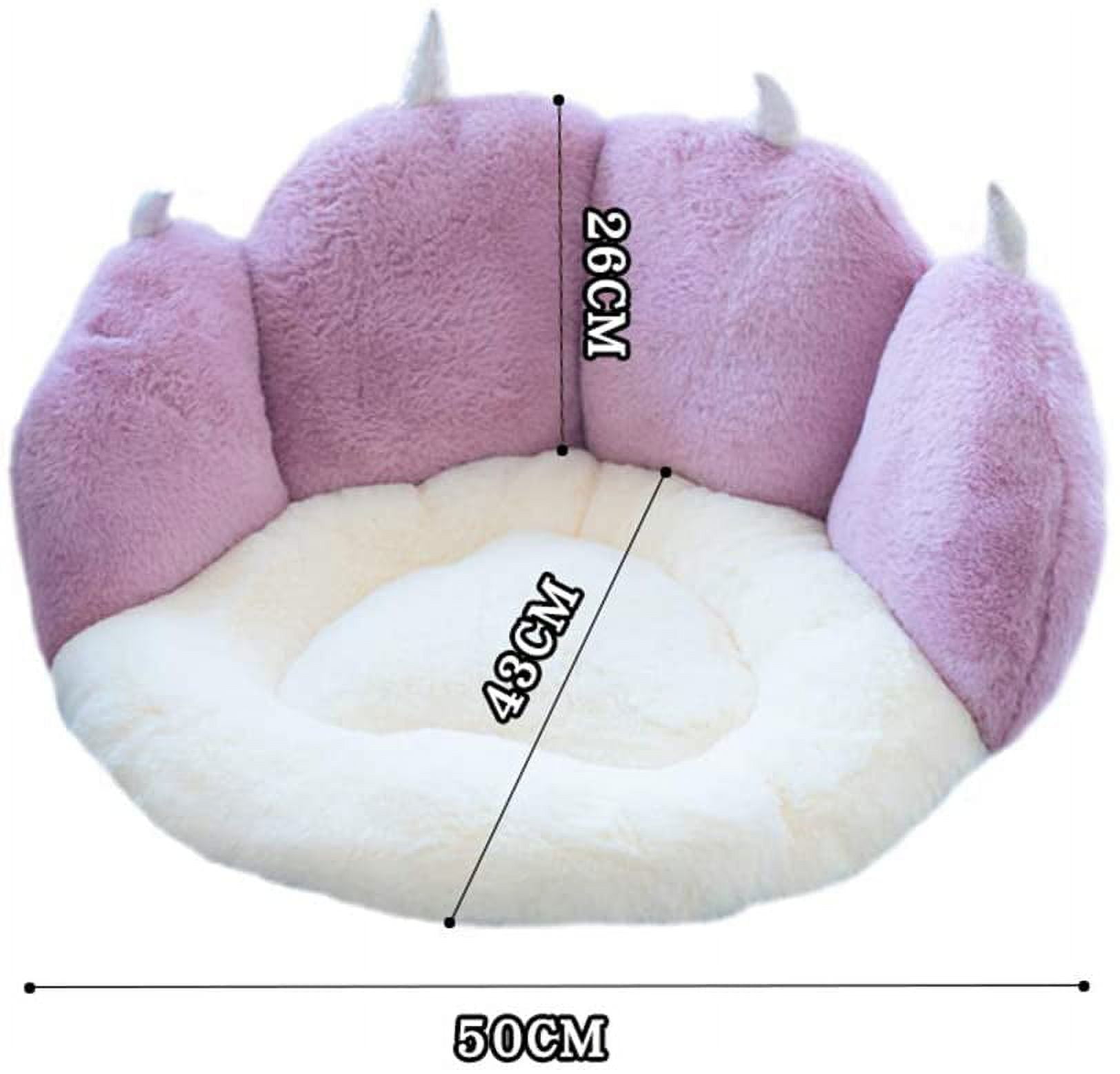 Coussin De Siège Semi-entouré LUZBOSE 70x70cm - Tissu Peluche, Antidérapant - Pour Chaise De Bureau, Canapé, Voiture - Lavable, Couleur Unie