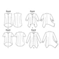 thumbnail image 4 of Butterick Patterns B5786B50 Patrón de costura para camisa de mujer tamaño B5 (8-10-12-14-16), 4 of 5