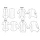 thumbnail image 4 of Butterick Patterns B5786B50 Patrón de costura para camisa de mujer tamaño B5 (8-10-12-14-16), 4 of 5