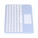 thumbnail image 3 of Teclado inalámbrico táctil, teclado inalámbrico táctil redondo, teclado inalámbrico para computadora portátil, teclados de computadora creados con maestría, 3 of 12