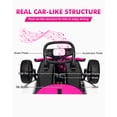 thumbnail image 5 of Go Kart for Kids, 24V Drift Kart with 2X200W Strong Motor, 7AH Big Battery, Electric Pedals, Electric Go Kart Outdoor Race Toy, 5 of 9