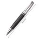 thumbnail image 2 of Rotary Business Pen 0.5mm Black Ink Leather Metal Ballpoint Pens Stationery Gift, 2 of 4