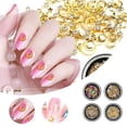 thumbnail image 4 of WIFKLSIIPG Nail Star Moon Jewelry Nail Sequin Jewelry Metal Star Cutout Moon Rhinestone Mix, 4 of 7