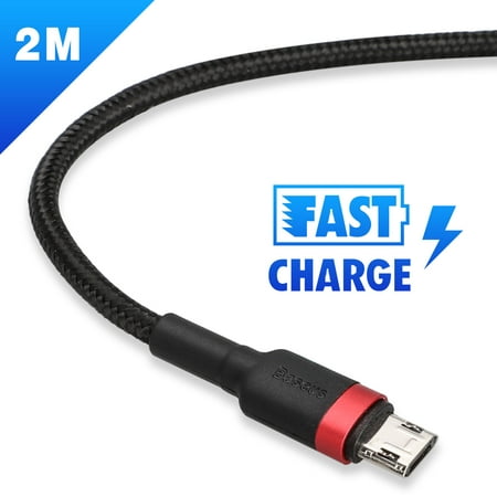 EEEKit Micro USB Charger Cable Nylon Braided USB 2.0 A to Micro USB Android Quick Charge Cord for Samsung, LG, Nokia, HTC, Moto, Nexus, TV Stick, PS4