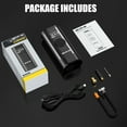 thumbnail image 6 of NEXPOW Tire Inflator Portable Air Compressor, 150PSI Cordless Bike Tire Pump with Auto-Shuts off, 8000mAh Air Pump for Car Tires for Car, Bike, Ball, 6 of 9
