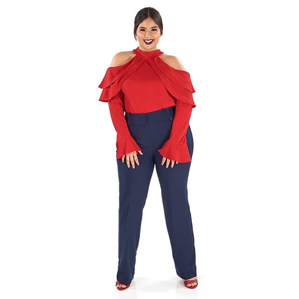 Pantalon Dama Color Marino Mundo Terra 014389