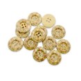 thumbnail image 3 of 25 Pieces 25mm Wood Buttons knitting; scrapbooking Sewing Flower Knitting Crafts Scrapbooking Button Art Decorative Handicraft Colorful Decor, 3 of 7