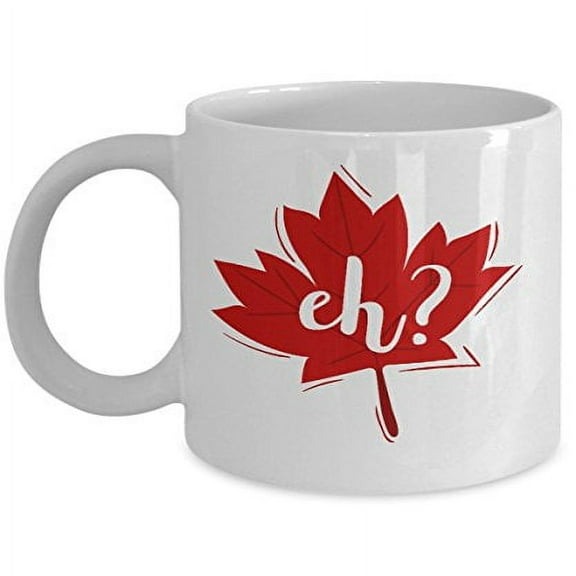 Canada 11 oz Coffee Mug - Eh? White Ceramic Gift
