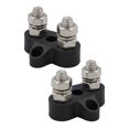 thumbnail image 1 of TEHAUX 2Ud Terminal Block Negro Con De Tornillo Doble Para En Vehículos, 1 of 8