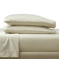 thumbnail image 2 of (2 pack) Better Homes & Gardens 300 Thread Count Suzani Almond Biscuit Cotton Sateen Pillowcase Set, King (2 Count), 2 of 8