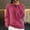 Hot Pink, variant on Jienlioq Women Coats Clearance Women Round Neck Solid Color Knitwear top Vintage Dough Twists Pullover Sweater