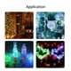 thumbnail image 5 of Guirnalda de luces coloridas con 50 LED que funciona con pilas, resistente al agua y con control remoto para interiores y exteriores, 5 of 7