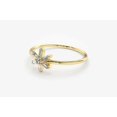 thumbnail image 6 of HeartsAndYou 1.2ct Engagement Ring for Women Baguette Cut Moissanite Star Art Deco 18k Yellow Gold Over Silver, 6 of 8