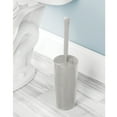 thumbnail image 2 of mDesign Slim Toilet Bowl Brush/Holder Combo, Storage for Bathroom - Light Gray, 2 of 6