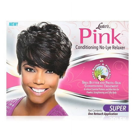 Lusters Pink Conditioning No Lye Hair Relaxer Kit, Super Strength, 1 Ea