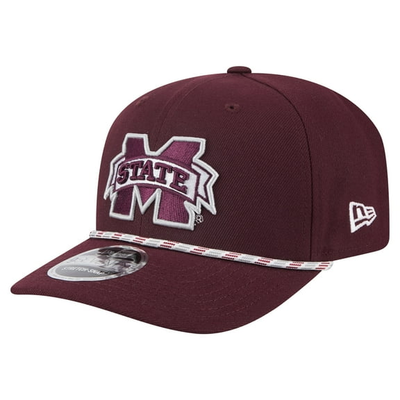 Men's New Era Maroon Mississippi State Bulldogs Game Day Multi-Rope 9SEVENTY Stretch-Snap Hat