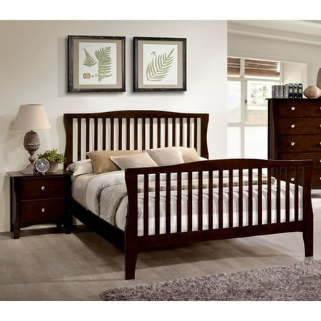 Cherry Oak Bedroom Set - Furniture of America Areena 2-Piece Areena Brown Cherry Bedroom Set, Multiple Sizes