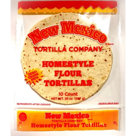 New Mexico Tortilla Company 8" Flour Tortillas, 10 Count (20 oz)