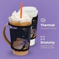 thumbnail image 3 of GoCuff Reusable Iced Coffee Insulator Sleeve Neoprene Holder - Hustle - Small, 3 of 4