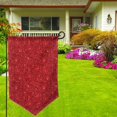 thumbnail image 3 of Wukai Red Glitter Print Garden Flag 12.5x18 Inch Double Sided Sun-resistant Rain-resistant, Wrinkle-resistant Colorfast(Only Flag), 3 of 7