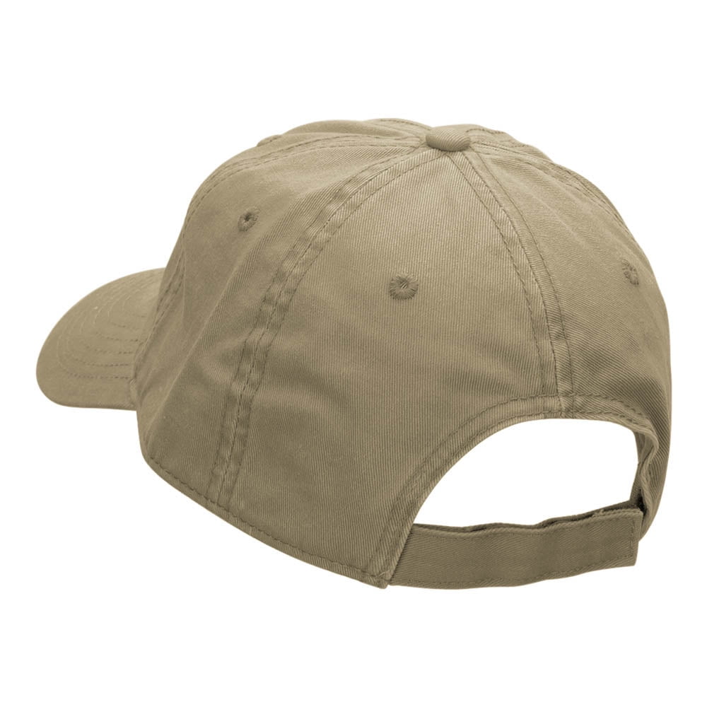 Referee Tee Embroidered Deluxe Washed Twill Cap - Khaki OSFM