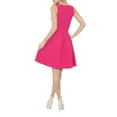 thumbnail image 3 of White Mark Women's Bright Fit and Flare Mini Dress, 3 of 3