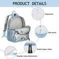 thumbnail image 4 of Botanical Garden Print School Backpack - Ergonomic & Adjustable for Students, 4 of 5
