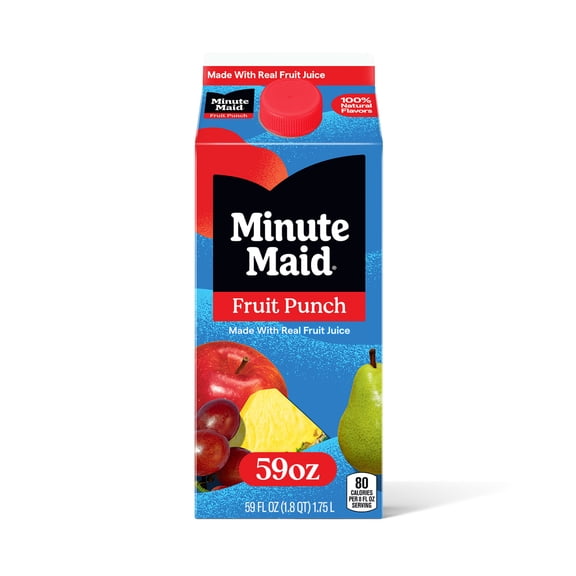 Minute Maid Fruit Punch Juice Drink Carton, 59 fl oz