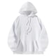 thumbnail image 1 of Sudadera con capucha y cordón estampada de poliéster de moda blanca para adultos M, 1 of 9