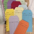 thumbnail image 2 of 12pcs Colorful Cash Envelopes 6-Hole Budget Envelopes Sheet 3.5in 7.5 Q8G3, 2 of 8