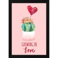 thumbnail image 2 of Lanie Loreth 13x18 Black Modern Wood Framed Wall Art Titled - Growing In Love, 2 of 6
