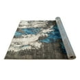 thumbnail image 5 of Allstar Rugs  Abstract Themed Polypropylene Area Rug 7' 9" x 10' 0" - Steel, 5 of 5