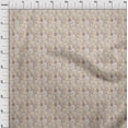 thumbnail image 4 of oneOone Cotton Cambric Beige Fabric Leaves Craft Projects Decor Fabric Printed By The Yard 42 Inch Wide, 4 of 5