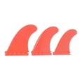 thumbnail image 4 of Thruster Fins, Surfplank Fins Sturdy  3pcs Flexible   for Long Board Red,Blue,Yellow,Green, 4 of 7
