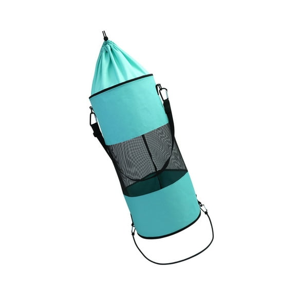 Matsuzay Bolsa de basura para barcos con cordón para exteriores, contenedor de almacenamiento de latas de malla, soporte para acampar, herramientas de Almacenamiento y organización del hogar Azul Matsuzay HA042072-02