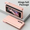 thumbnail image 6 of Z Fold 3 Case 2021 5G Phone, Allytech Galaxy Z Fold 3 Case, Slim Fit Hinge Protection With Pencil Holder Shockproof Drop-Absorbing Case Cover for Samsung Galaxy Z Fold 3 5G 2021 Released,Pink, 6 of 8