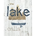 thumbnail image 3 of Nan 20x24 Black Modern Framed Museum Art Print Titled - The Lake Calls to Me, 3 of 5