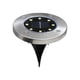 thumbnail image 5 of Inteprter 4 uds/1 ud. 8 LED de energía Solar luz enterrada lámpara de tierra al aire libre camino luz punto lámpara patio jardín césped paisaje Type1 NO1 Inteprter CBP259153, 5 of 5