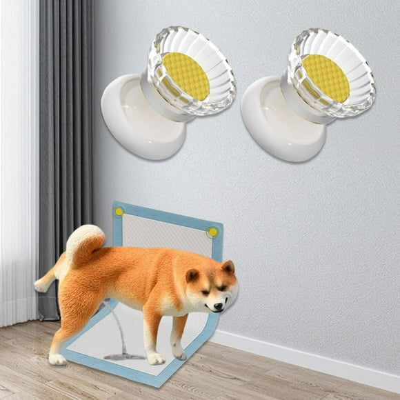 BELOVING 2 Pieces Dog Pee Pad Holder Portable Non Skid Feet Easy to Use Fixing Buckle yellow