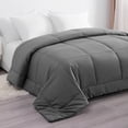 thumbnail image 6 of Kelnaro Premium King Duvet Insert, Down Alternative Comforter with Corner Tabs, Dark Gray, 6 of 6