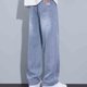 thumbnail image 4 of Pantalones largos de moda para hombre, casuales, de color sólido, con bolsillos y cremallera, cintura elástica, de poliéster., 4 of 5