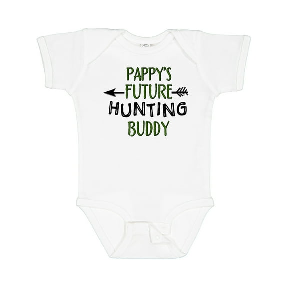 Inktastic Pappys Future Hunting Buddy Boys or Girls Baby Bodysuit
