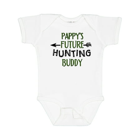 

Inktastic Pappys Future Hunting Buddy Gift Baby Boy or Baby Girl Bodysuit