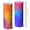 White-3, variant on 20oz Stainless Steel Skinny Tumbler with Telescopic Straw, Vacuum Insulated Slim Travel Cup, 360° Full Wrap Printed, Colorful Aurora Print