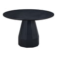thumbnail image 5 of Moe's Home Collection Templo Round Solid Concrete/Steel Dining Table in Black, 5 of 7
