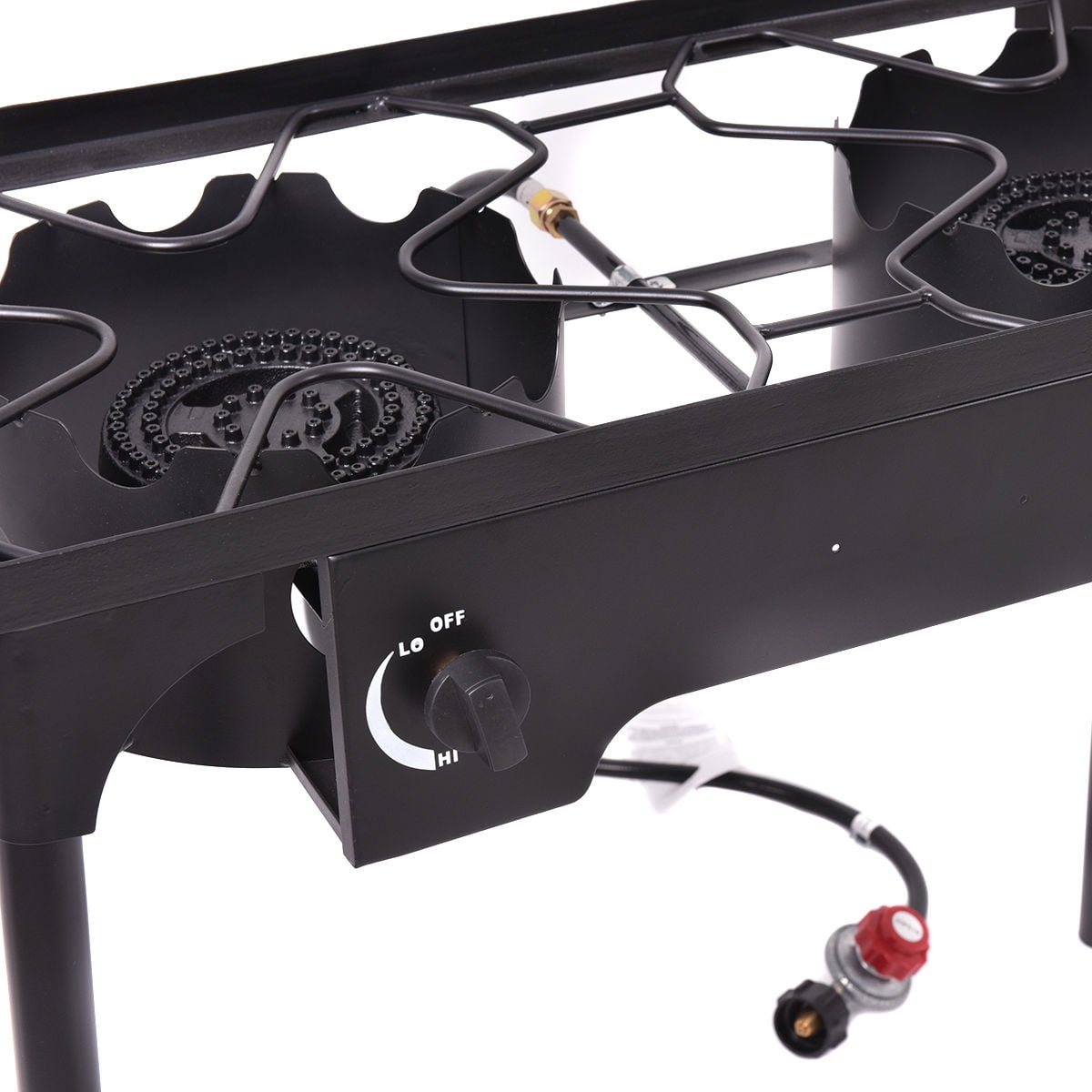 Costway Double Burner Gas Propane Cooker Outdoor Camping Picnic Stove Stand  BBQ Grill - Walmart.com